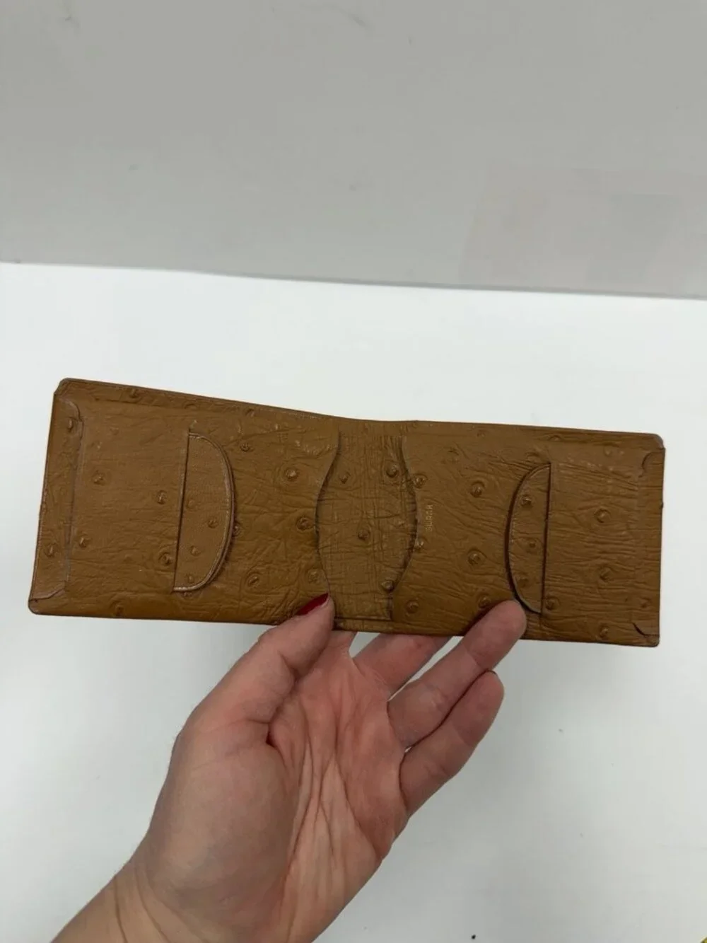 Vintage Men's Swank Tan Wallet & Card Holder Bifold